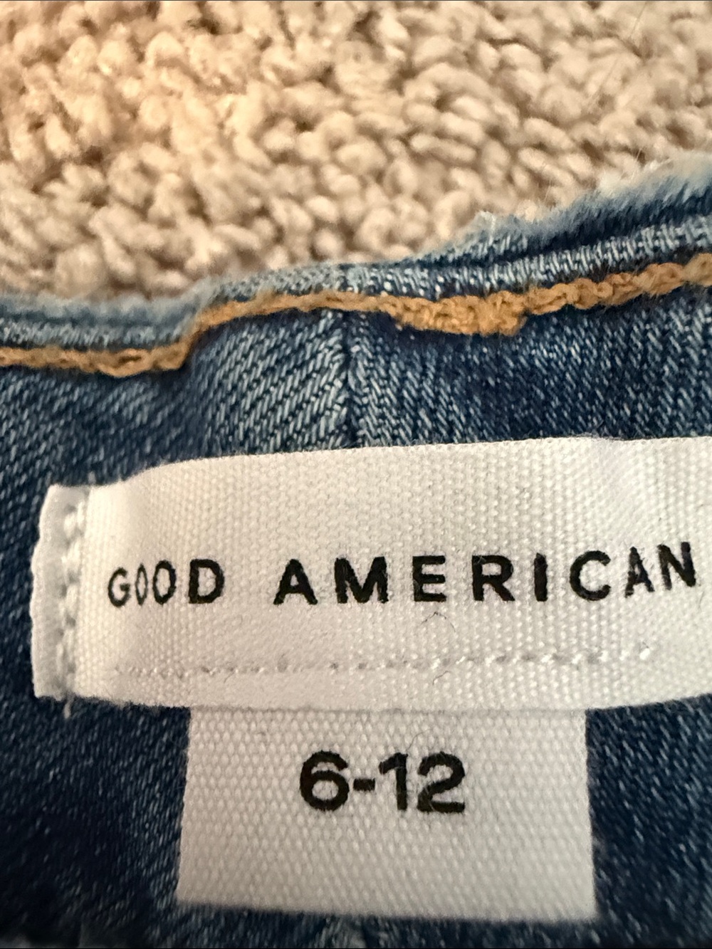 Good American Blue Women's Mid- Rise Cropped Bootcut Jeans - Picture 16 of 16